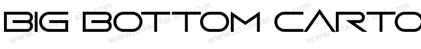 big bottom cartoon字体转换